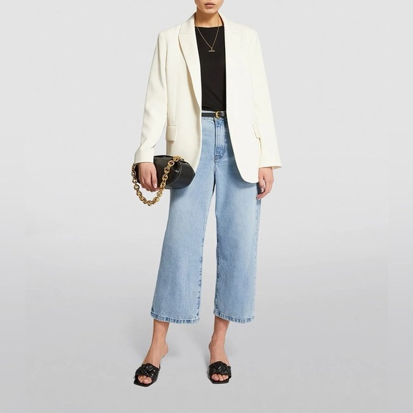 Frame Denim Ali Wide Leg Crop Jeans - Picture 10 of 10